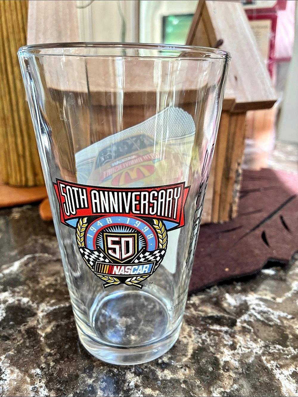 McDonald's 1998 NASCAR 50th Anniversary Bill Elliott Pint Glass